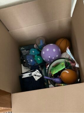 Kids Purple Polka Dot Ball - Unbranded